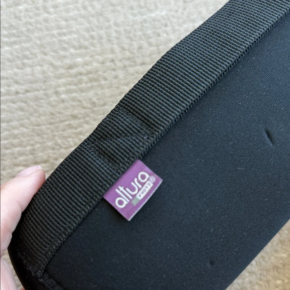 Black and Purple Neoprene camera lens protective Pouch covers